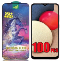 100pcs 21H Horse Tempered Glass Screen Protector Full Cover Film For Samsung Galaxy A21S A01 A11 A21 A31 A41 A51 A61 A71 A81 A91