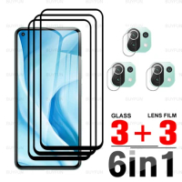 For Xiaomi Mi 11 Lite 5G Front Screen Protector Glass For xiomi xaomi xiami mi 11 lite 4G Tempered Protective Camera Lens Glass