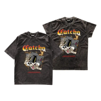 DRACK - CLOSED ฟอก FREE SIZE สกรีน DTG เสื้อยืดคอกลม คําแนะนําผลิตภัณฑ์ใหม่ของเดือนนี้