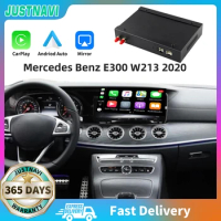 JUSTNAVI Wireless Apple CarPlay NTG 5.5 For Mercedes E300 W213 2020 Android Auto Mirror Link AirPlay Smart Module Recoder Box