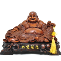 如意賜福招財彌勒佛擺件大肚彌勒佛笑佛家居供奉佛像喬遷開業禮品