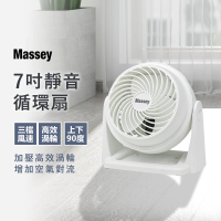 Massey 7吋超靜音渦輪循環扇(風扇 桌扇 空調扇 渦輪扇 7吋扇 靜音扇)