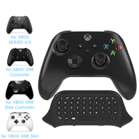 DATA FROG Wireless Keyboard ChatPad For Xbox Series X/S Controller Keypad With USB Receiver Headset Jack For Xbox One Elite/Slim
