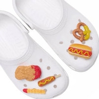 Jibbitz Junk Food 5-Pack ตัวติดรองเท้า หลากสี