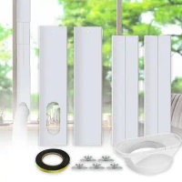 AC Window Seal Kit Portable AC Unit Window Kit Air Conditioner Exhaust Pipe Hose Window Sliding Door Vent Kit Seal Accessories