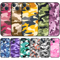 EiiMoo DIY Silicone Phone Case For Apple iPhone 11 12 13 Pro Max Mini 5S 5 SE 2020 2022 Military Army Camouflage Printing Cover