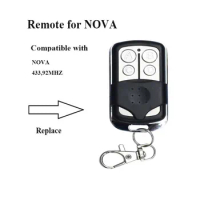 For NOVA Remote Control 433MHz Rolling Code Garage Door Opener NOVA Remote Control Gate Transmitter