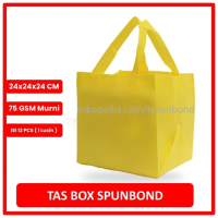 Tas Hajatan Handle ukuran 24x24 Lusinan - Warna Kuning
