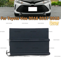 Front Bumper Towing Hook Trim Cover Lid Trailer Garnish Cap Shell For Car Fit For Toyota Vios 2016 - 2018 Auto Replacement Parts