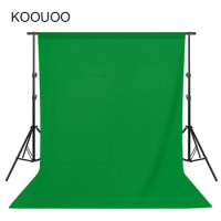 KOOUOO Photography Background Backdrop Cloth Green White Black Screen Background Stands Support Cloth For Photo