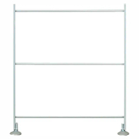 【MUJI 無印良品】SUS追加用側片/亮面淺灰/中/9S(大型家具配送)