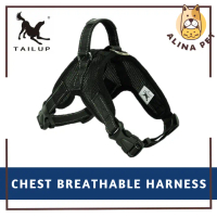 TAIL UP Dog Harness Anjing Besar BREATHABLE Large Dog Harness Leash Anjing Dog Harness