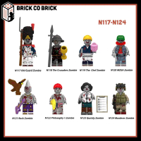 Zombie Đồ chơi Lắp ráp Lính Xác Sống Zombie Mô hình Zombie Series 3 Người Xác Sống Đa Nghành Nghề  N