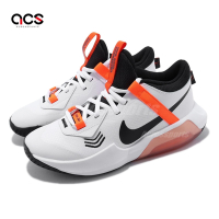 Nike 籃球鞋 Air Zoom Crossover GS 大童鞋 女鞋 白 橘黑 支撐 運動鞋 DC5216-103