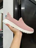TERBARU SEPATU WANITA SKECHERS GO WALK JOY PINK WOMEN ORIGINAL 124090PKGD 38.5