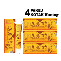 Yellow Cream[4 pcs]huatuobaifuling cream gatal kulit  ubat kurap  krim gatal Quickly relieve itching