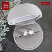 MT แหวนเงินแท้ แหวนเกลี้ยง หน้าโค้ง หน้ากว้าง 7 มม ไซส์ 51 52 53 56 57 (sr001-07) MT Jewelry มณีธารา