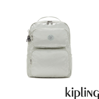 Kipling 低調簡約銀素面手提後背兩用包-KAGAN B