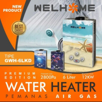Water Heater Welhome GWH 6LKD | Pemanas Air GWH-6LKD
