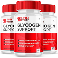 3-Pack for Joints Blood Vessel Relief Relief Glycogen Support Capsules Glucogen One Glyco Optimizer 