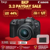 BKP Canon EOS R8 EOS R 8 Mirrorless Camera with RF 24-50mm f4.5-6.3 IS STM Lens Original RESMI