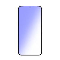 【o-one】APPLE iPhone 12 6.1吋 藍光系列 滿版蝕刻防塵玻璃手機保護貼