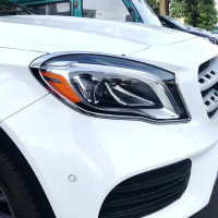 【IDFR】Benz 賓士 GLA X156 2017~2019 鍍鉻銀 車燈框 前燈框 飾貼(GLA X156 鍍鉻改裝 車燈框)