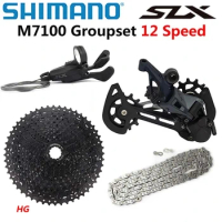 SHIMANO SLX M7100 1x12 Speed Derailleur Groupset MTB Mountain Bike Shifter M7120 Rear Derailleur Sunshine Cassette 46t 50T 52T