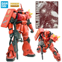 Bandai PB MG MS-06S ZAKU 2 J.Ridden Custom 1/100 18Cm Original Action Figure Gundam Model Kit Assemble Toy Gift Collection