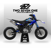 DECAL YAMAHA WR 155 FULL BODY/SUPERGLOSSY/PREMIUM/CUSTOM/VARIASI BIRU PUTIH HITAM