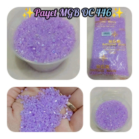 20gram dan 50gram Payet Bambu Jepang Asli 446 Seri warna Lilac Bahan Payet Baju Pengantin