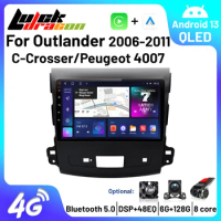 2 din Android Wireless CarPlay Android Auto For Mitsubishi Outlander Xl 2 2005-2012 4G Car Stereo DVD GPS 2Din Android Autoradio