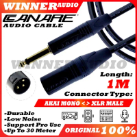 Jack Shure 3.5 Mm To Xlr Male Neutrik Original Cabel Canare Kecil
