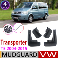 for Volkswagen VW Transporter T5 2004~2015 Mudflap Fender Mud Guard Mudguard Splash Flap Mudguard Accessories Caravelle Multivan