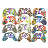 1pc Water Transfer Printing Camo Silicone Cover Skin for Xbox One Controller Protector for XBOXONE Water Transfer Silicone Case