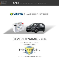 Aki VARTA SILVER DYNAMIC EFB KIA GRAND CARNIVAL