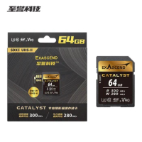 Original Exascend SD Card 64GB V90 UHS-II Catalyst Series 128GB U3 Read Speed Up To 300mb/s SDXC Class 10 Memory Card For Camera