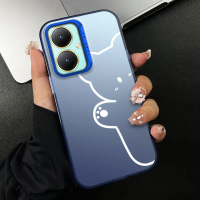 เคสโทรศัพท์สำหรับ VIVO Y27 4G, Y35 PLUS, Y27 4G, กึ่งโปร่งใส, บางเฉียบ, ฝ้า, เคส