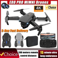 RC Drone New E88Pro 4K Professinal With 1080P Wide Angle Dual HD Camera Foldable RC Helicopter WIFI FPV Height Hold Apron Sell