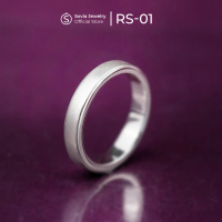 Sovia Jewelry - READY STOK Cincin Single Cowok Perak Silver RS 01, RS 02, RS 03