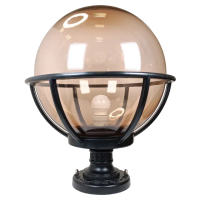 【彩渝】300MM PMMA 門柱燈(圓球 戶外球形柱頭燈 球型燈罩 庭園燈 可搭配LED)