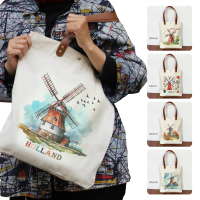 Totebag Souvenir Holland Windmill Netherlands Tas oleh oleh Belanda