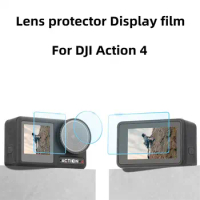 Tempered Glass for DJI Action 4 Lens Protection Scratch Resistant Film for DJI Osmo Action 4 Camera Screen Protector Accessories