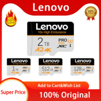 Lenovo Memory Card 2TB 1TB 512GB 256GB Mini SD/TF Cards High Speed Micro Class 10 64GB 128GB 512GB Extreme Pro Flash Video Card