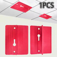Drywall Fitting Tool Red Accessories Ceiling Auxiliary Board Gypsum Plate Fixing Tool for Kitchen Bathroom Ceiling Installation