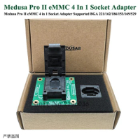 Brand New Medusa Pro 2 Box / medusa pro II box eMMC 4 In 1 Socket Adapter