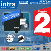 Antena digital In & Out di dinding INTRA INT-HD15 BISA 2 TV + Booster