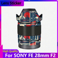 For SONY FE 28mm F2 Lens Sticker Protective Skin Decal Vinyl Wrap Film Anti-Scratch Protector Coat SEL28F20 28mm/2.0 f/2.0