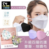 【小魚嚴選】韓國KF94雙層融噴布四層防護口罩(10入/包*2包)