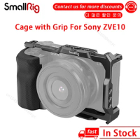 SmallRig Camera Cage with Grip For Sony ZVE10 Extension Grip L-shaped handle Vlogger Kit For ZV-E10 Camera Accessories